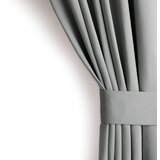 Restilo zasłona BLACKOUT kolor szary szarfa upinająca styl klasyczny taśma materiał blackout 140x230 | shoptok.hr