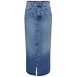 Only Krila Noos Cilla Long Skirt - Medium Blue Denim Modra Cene