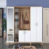 Woody Fashion EA131 - 2801 walnutwhite hall stand | ePonuda.com
