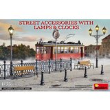 Miniart Ulični dodatki s svetilkami in urami, (21287579) | Shoptok.si