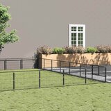  Kavez za pse crni 56 m² čelični | shoptok.hr