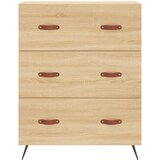  Visoka komoda hrasta sonome 69,5x34x180cm od konstruiranog drva Smeđa | shoptok.hr