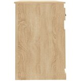 vidaXL Pisalna miza s predalom sonoma hrast 115x50x75cm inženirski les | Shoptok.si