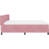 Box Spring Krevet s Madracem Ružičasti 180x200 cm Baršun | shoptok.hr