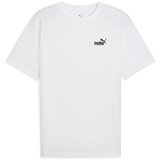Puma Majice s kratkimi rokavi Ess Relaxed No. 1 Bela Cene