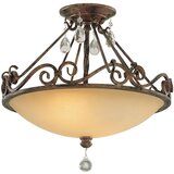Elstead Lighting Chateau Feiss 2 Light Semi-Flush Light Mocha Bronze, (22098474) Cene