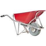 Matador Električna samokolnica Profi-Max, 90-l korito iz HDPE, rdeče barve | Shoptok.si