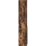 vidaXL Visoka komoda dimljeni hrast 50x35x180 cm konstruiranog drva | shoptok.hr