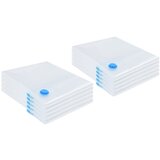 vidaXL Vreća za vakuum Prozirna, Plava Plastika 100 x 80 cm | shoptok.hr