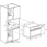 Haier vgradna mikrovalovna pečica HWO38MG2IHXBD | Shoptok.si