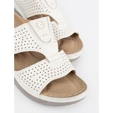 SEASTAR White comfortable flip-flops with cutouts | Shoptok.si