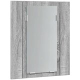  LED kupaonski ormarić s ogledalom boja hrasta 40x12x45cm drveni Siva | Shoptok.si
