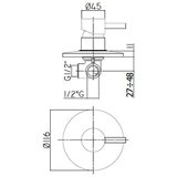 Paffoni Stick SK010CR za tuš kadu ugradna | Eponuda.com