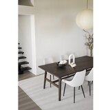 Rowico Temno rjava jedilna miza v hrastovem dekorju 100x220 cm Plainfield – | Shoptok.si