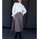 UR/CEO White asymmetrical sweater Castia | ePonuda.com