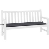  Jastuk za vrtnu klupu crni 200x50x4 cm od tkanine Oxford | shoptok.hr