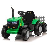 Premium Stil Dečiji Traktor na Akumulator Sa Prikolicom Zeleni ( 12616 ) | Eponuda.com