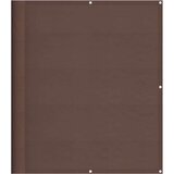  Balkonsko platno rjavo 120x700 cm 100 % poliestrski oxford | Shoptok.si