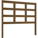  Posteljno vzglavje medeno rjavo 105,5x4x100 cm trdna borovina, (20644180) | Shoptok.si