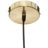 Atmosphera Lestenci, stropne luči in plafonjere Lampe suspendue boule blanche en verre et métal doré Bela | Shoptok.si