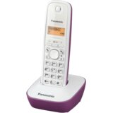 Panasonic Brezžični telefon, LED zaslon, belo/vijoličen - KX-TG1611FXF | Shoptok.si