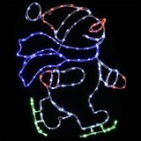  LED svjetleći Djed Božićnjak na klizaljkama LOVIISA | shoptok.hr
