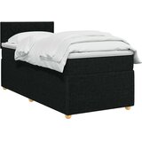  Boxspring krevet s madracem Crna 100 x 200 cm Tkanina | shoptok.hr