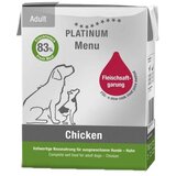 Platinum Hrana za pse Menu Chicken, 185g Cene