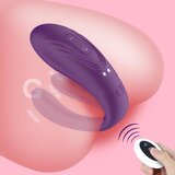 Mrow - punjivi, vodootporni vibrator s 3 motora (ljubičasti) | shoptok.hr