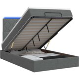  Krevet od pjene s madracem i LED-om Tamnosiva 120 x 200 cm | shoptok.hr