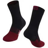 Čarape FLAKE, crno-bordo L-XL / 42-47