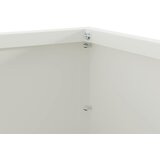  Ograda oko Travnjaka 6 pcs Bijelo 60 x 60 x 13 cm Čelik | shoptok.hr