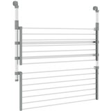  Za sušenje za balkon 89 x 25 x (60 - 95) cm aluminijski | shoptok.hr