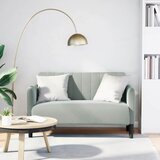  Dvosjed svijetlosiva 109 cm baršunasta | shoptok.hr
