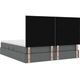  Krevet s od storage Tamno siva 160 x 200 cm Lažna koža | shoptok.hr