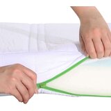 vidaXL Vzmetnica iz pene Bela 80 x 200 cm blago | Shoptok.si