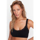 Trendyol Black Lace Detailed Seamless Br Cene