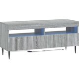  3-dijelni LED TV kabinet Siva Sonoma Konstruirano drvo | shoptok.hr