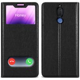 Cadorabo CATER Združljiv s Huawei v kometu Black - Zaščitni pokrov z magnetnim zapiranjem, stoječo funkcijo in 2 gledanjem oken, (20694539) | Shoptok.si
