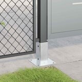  Postolja za stupove kvadratna 4 kom 71x71 mm pocinčani čelik | shoptok.hr