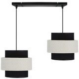  Benta 2 Visilica Crna Krem 2x40W E27 ( 15099 ) Cene