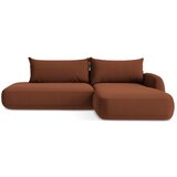 Makamii Sklopiva kutna garnitura boja terakote (s desnim kutom/s ležaljkom) Hale – | shoptok.hr