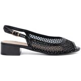 GOODIN Black sandals with mesh detail | Shoptok.si