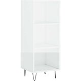  Komoda visok sijaj bela 34,5x32,5x90 cm inženirski les, (20806835) | Shoptok.si
