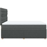  Krevet s oprugama i madracem tamnosivi 140x190 cm od tkanine | shoptok.hr