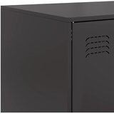  Visoka komoda crna 67 x 39 x 95 cm čelična | shoptok.hr