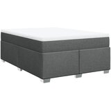  Krevet s oprugama i madracem tamnosivi 140x190 cm od tkanine | shoptok.hr