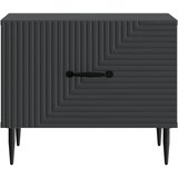  Kava Stol s ladicama Crna 49 x 50 x 40 cm Konstruirano drvo | shoptok.hr