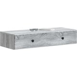 Stolna montirana na zid Siva sonoma 87,5 x 34,5 x 17 cm | shoptok.hr