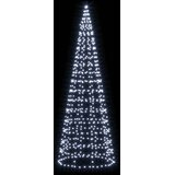  Božićno drvce od svjetlosnih niti s klinom i jarbolom 300 cm - Hladna bijela 300 cm | shoptok.hr